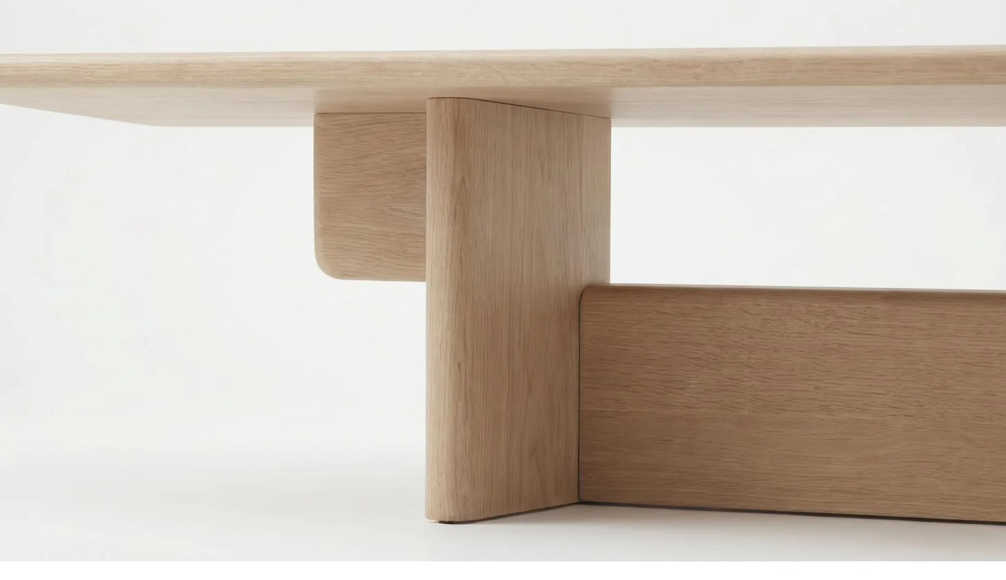 Détail de la table basse NODO
